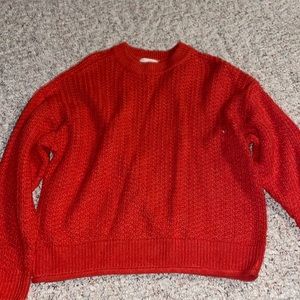 Red sweater